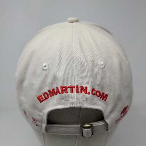 Ed Martin Men's Slideback Hat Tan OSFA Embroidered Car Logos Cotton Poly Blend - Picture 5 of 7
